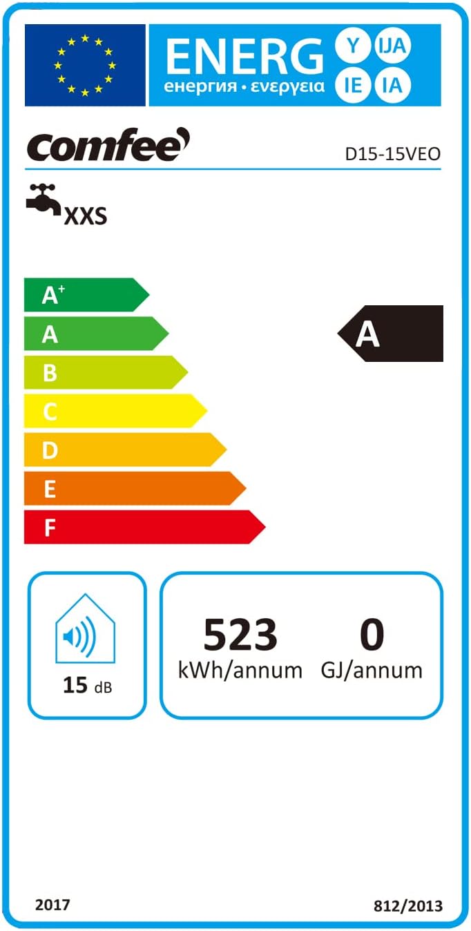 Comfee' 15Lt Water Heater - D15-15VEO(W)